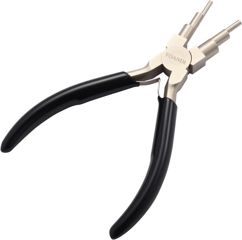 YQANDL Jewelry Making Tool - High-Carbon Steel Bail Making Pliers with 2-9mm Adjustable Looper, Professional Wire Looping Tool for Earrings, Rings & Crafting (Multi-Functional Design) Jewelry Pliers - Image 1